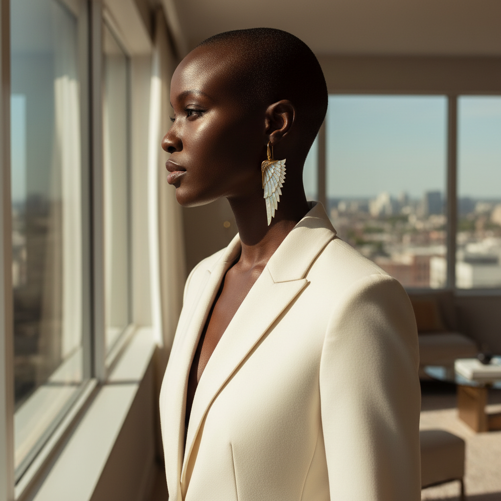 Polaris Earrings (Large, Gold)