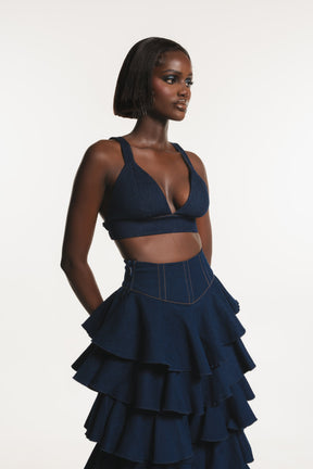 Denim AZURE Bra Top