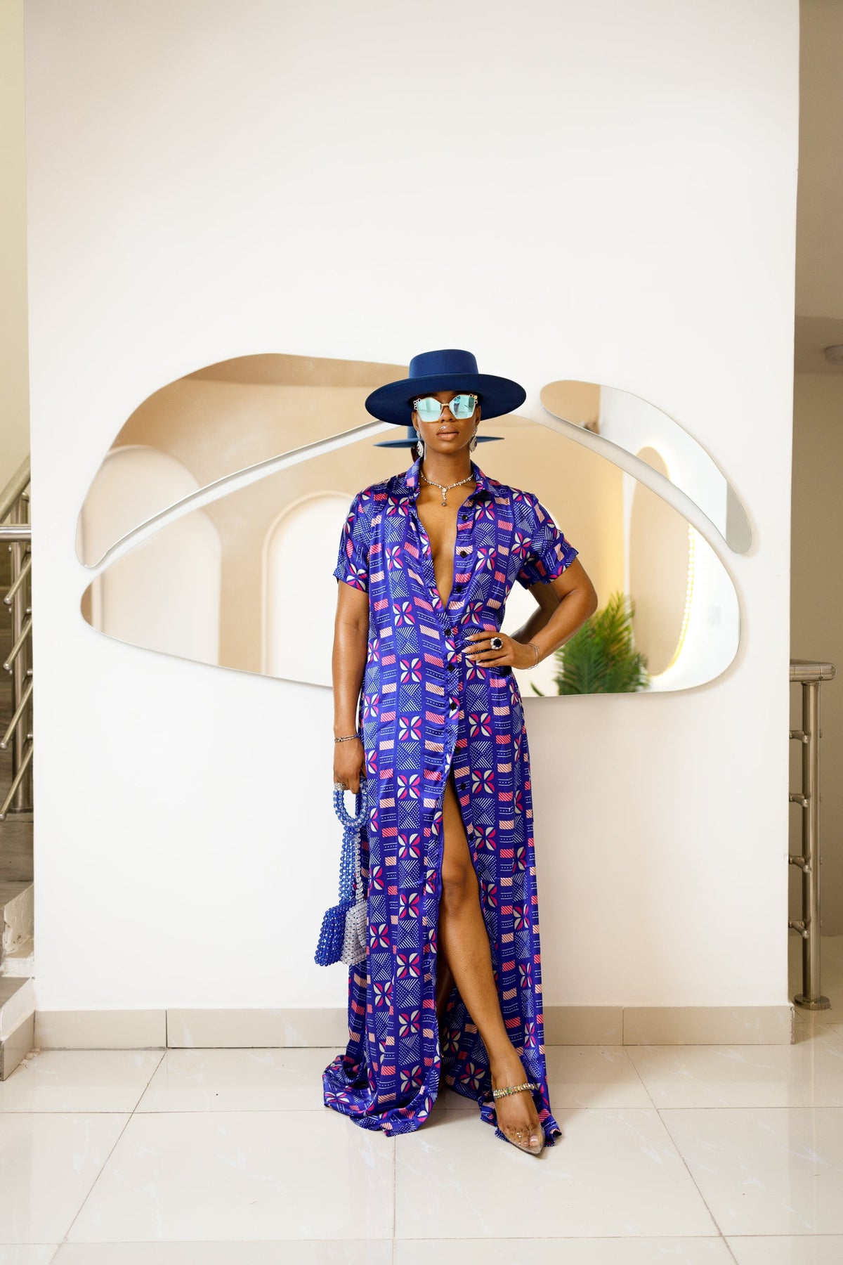 Adaaku Silk Ankara Kaftan