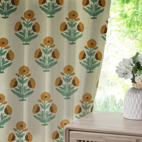 Classic Design Thick Linen Pleated Curtain - Badshah