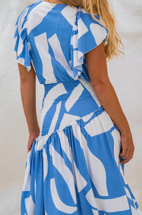 Sunshine Bohemian Midi Dress - Paros