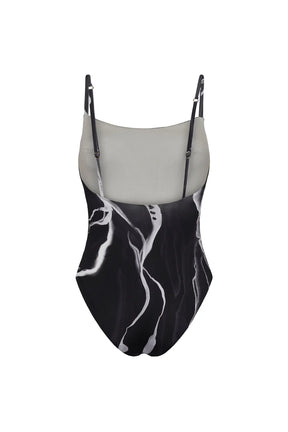 TIERRA One Piece Print Negro