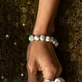 CARMEN Artisan Crystal & Ceramic Bracelet