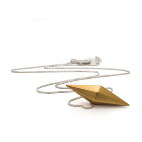 CÓNICA Edge Gold Pendant Necklace