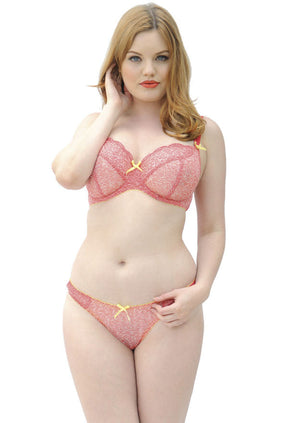 Curvy Kate Madagascar Thong Poppy Print