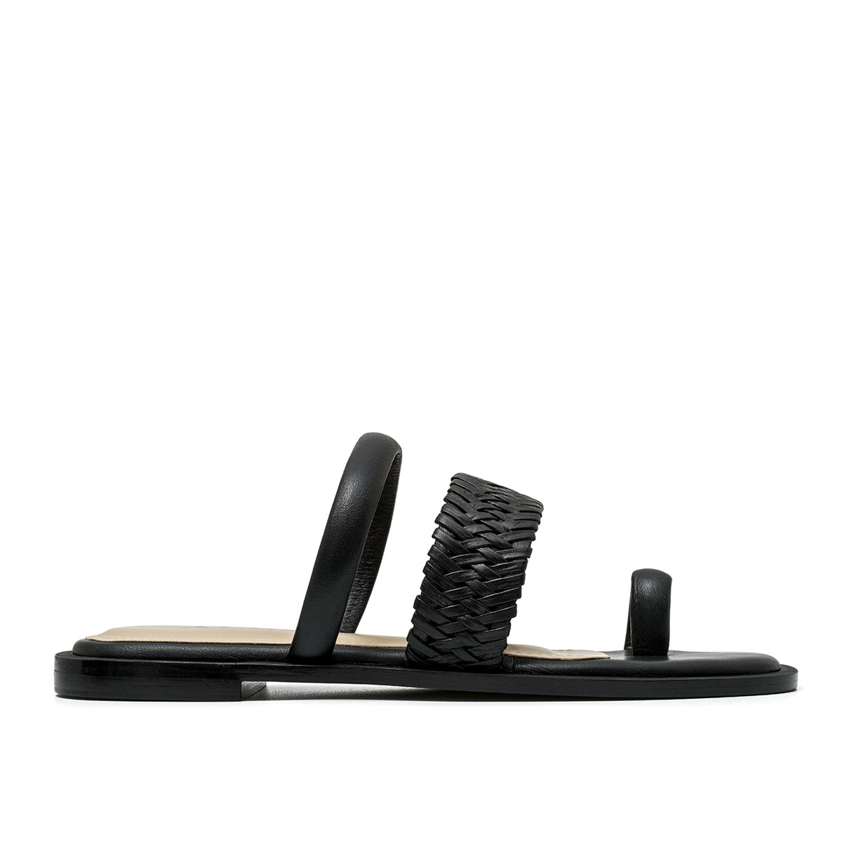 ALLEGRA BLACK SANDALS