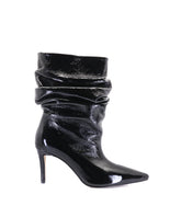 Stylish Black Patent High Heels Fares