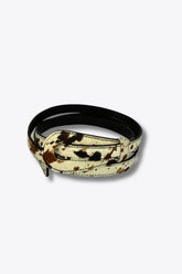 Pampa Belt – Hair-on Leather