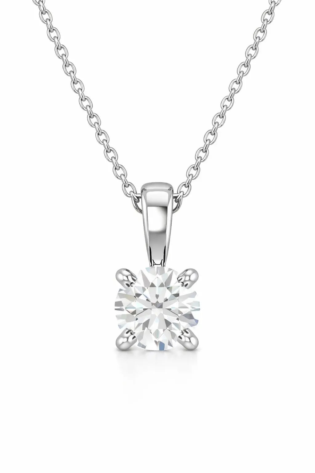 Solitaire Diamond Necklace