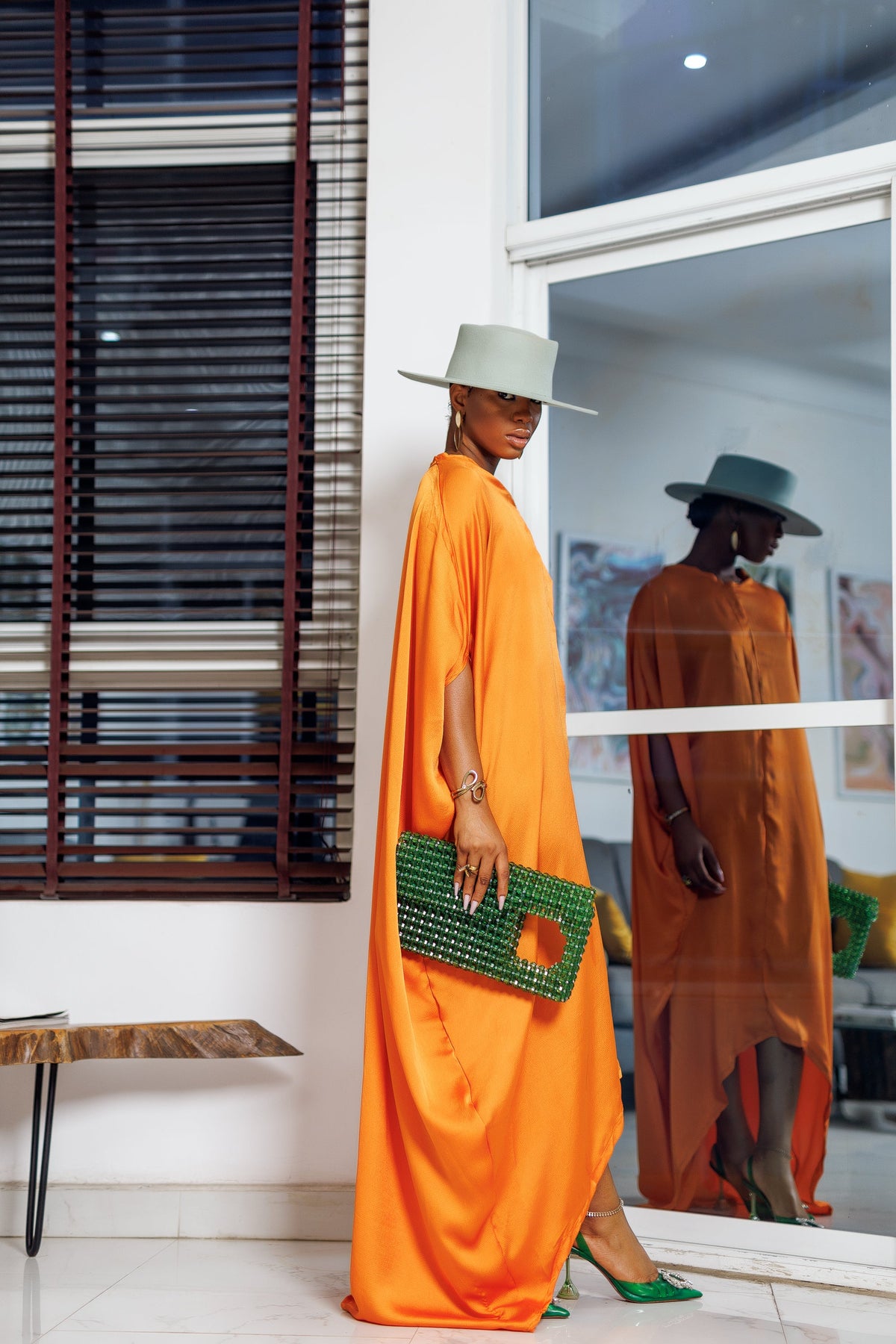 Idemili Elegant Duchess Kaftan Maxi Dress – Handcrafted with Royalty in Mind