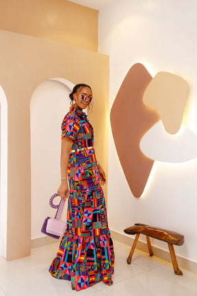 Itali Kaftan Maxi Dress