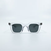 Zid Sunglasses with Clear Frame & Black Lens