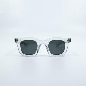 Zid Sunglasses with Clear Frame & Black Lens
