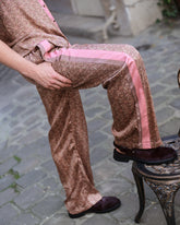 Paisley Motif Pant with Stripe