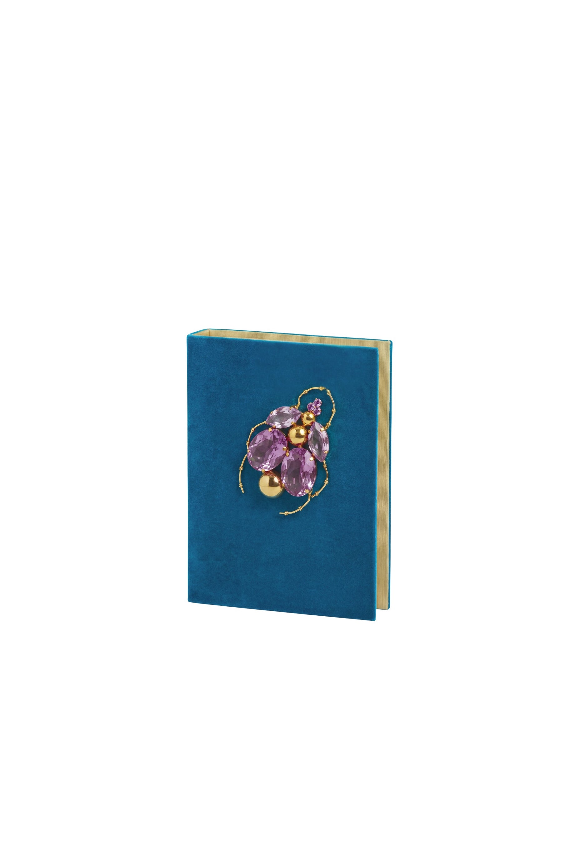 Tofe Velvet Book Clutch