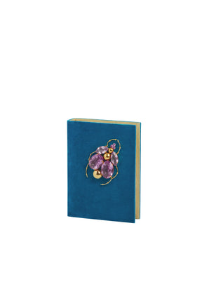 Tofe Velvet Book Clutch