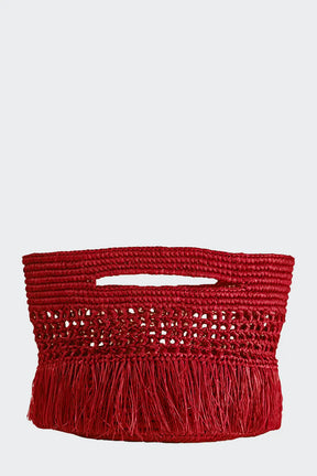 Paola Toquilla Straw Clutch