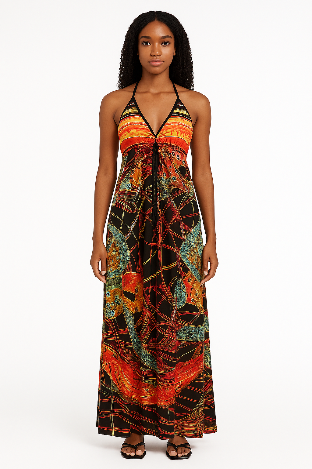 Orire Afrofuturism Halter Dress