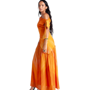 Asymmetric Maxi Dress