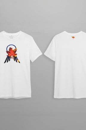 Autumn Hand-Embroidered Organic Cotton T-Shirt