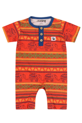 Mixed Up Clothing Suave Baby Romper - Jacquard Stripe