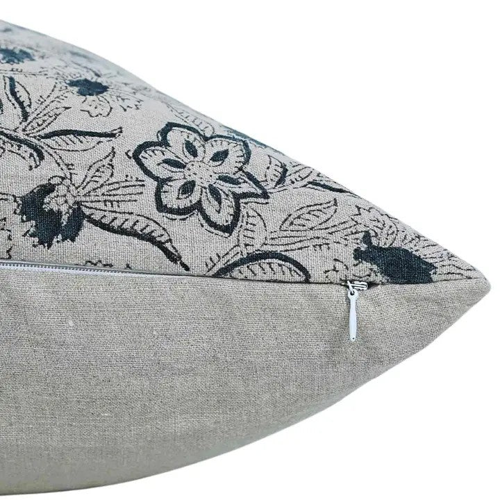 Classic Indian Boho Pure Linen Pillow Cover- Jarul