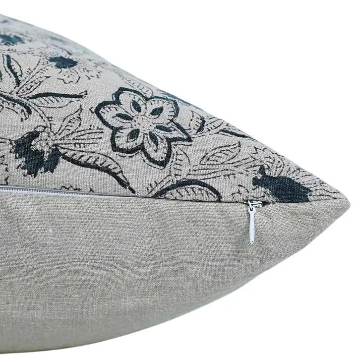 Classic Indian Boho Pure Linen Pillow Cover- Jarul