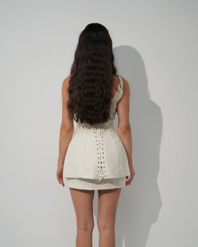 Ariel Two-Piece Set in White