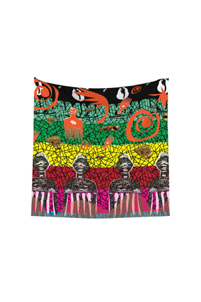 Same Color Family Printed scarf 1