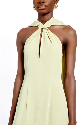 DEA DRESS-  LINT GREEN