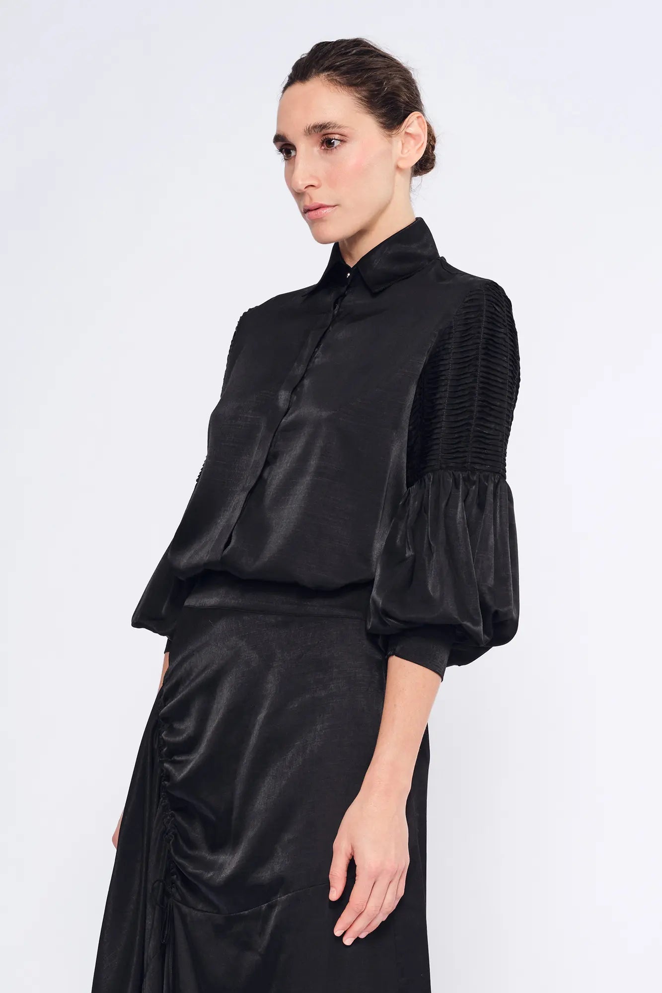 Tilsa Artisan Detail Blouse | Black