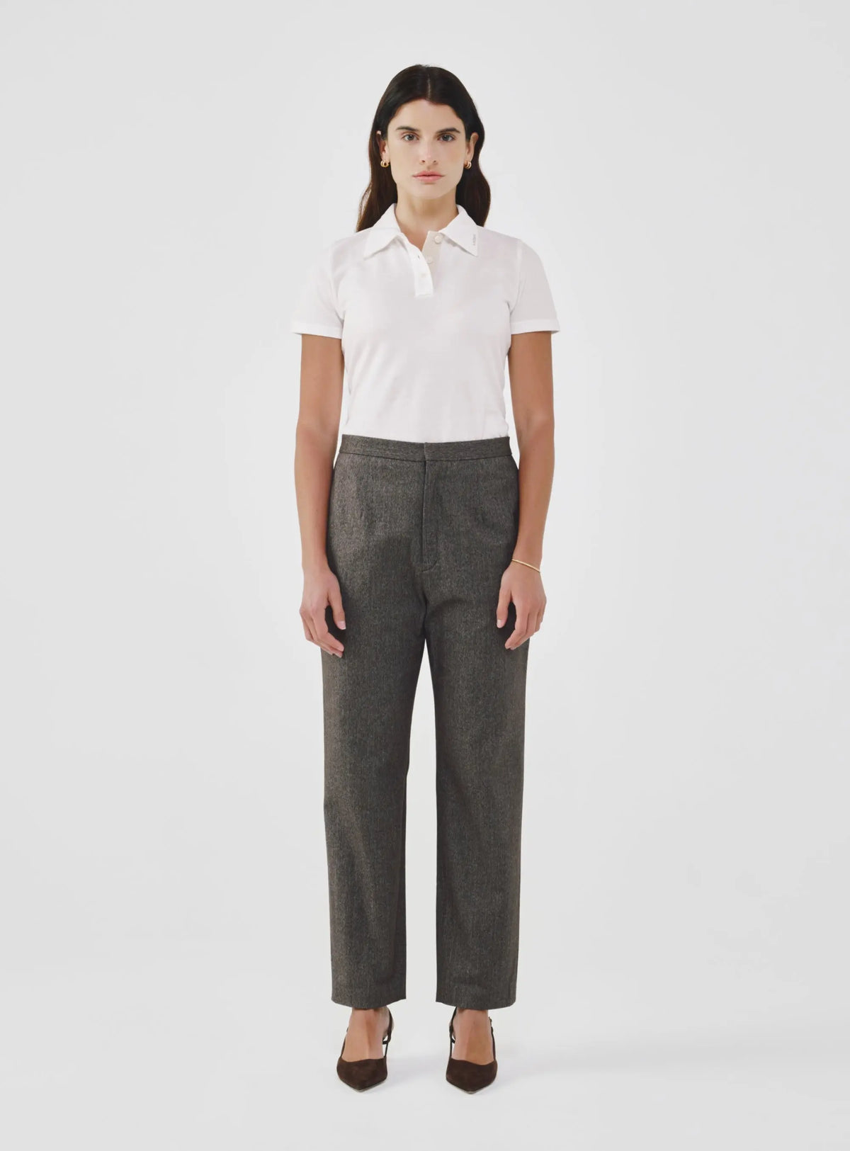 Cotton Cropped Pants