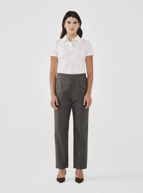 Cotton Cropped Pants