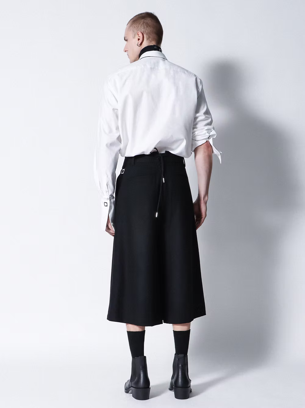 White Cotton Long Shirt