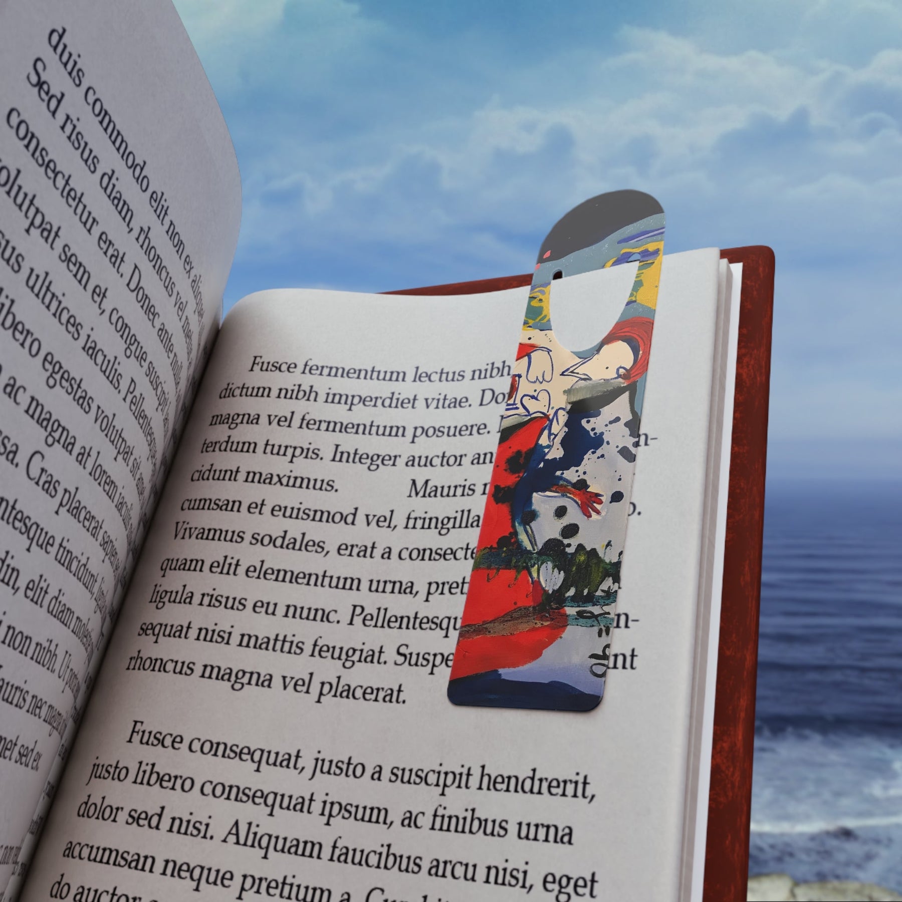Artistic Metal Bookmark for Book Lovers, Perfect Gift for Readers, Library Accessories, Unique Bookmarks, Personalized Book Marks