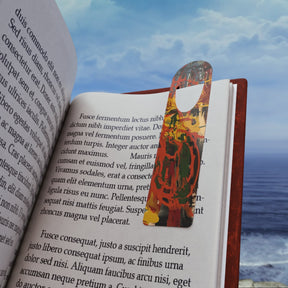 Artistic Metal Bookmark, Unique Book Lover Gift, Colorful Reading Accessory, Birthday, Bookworm Gift, Printable Bookmark