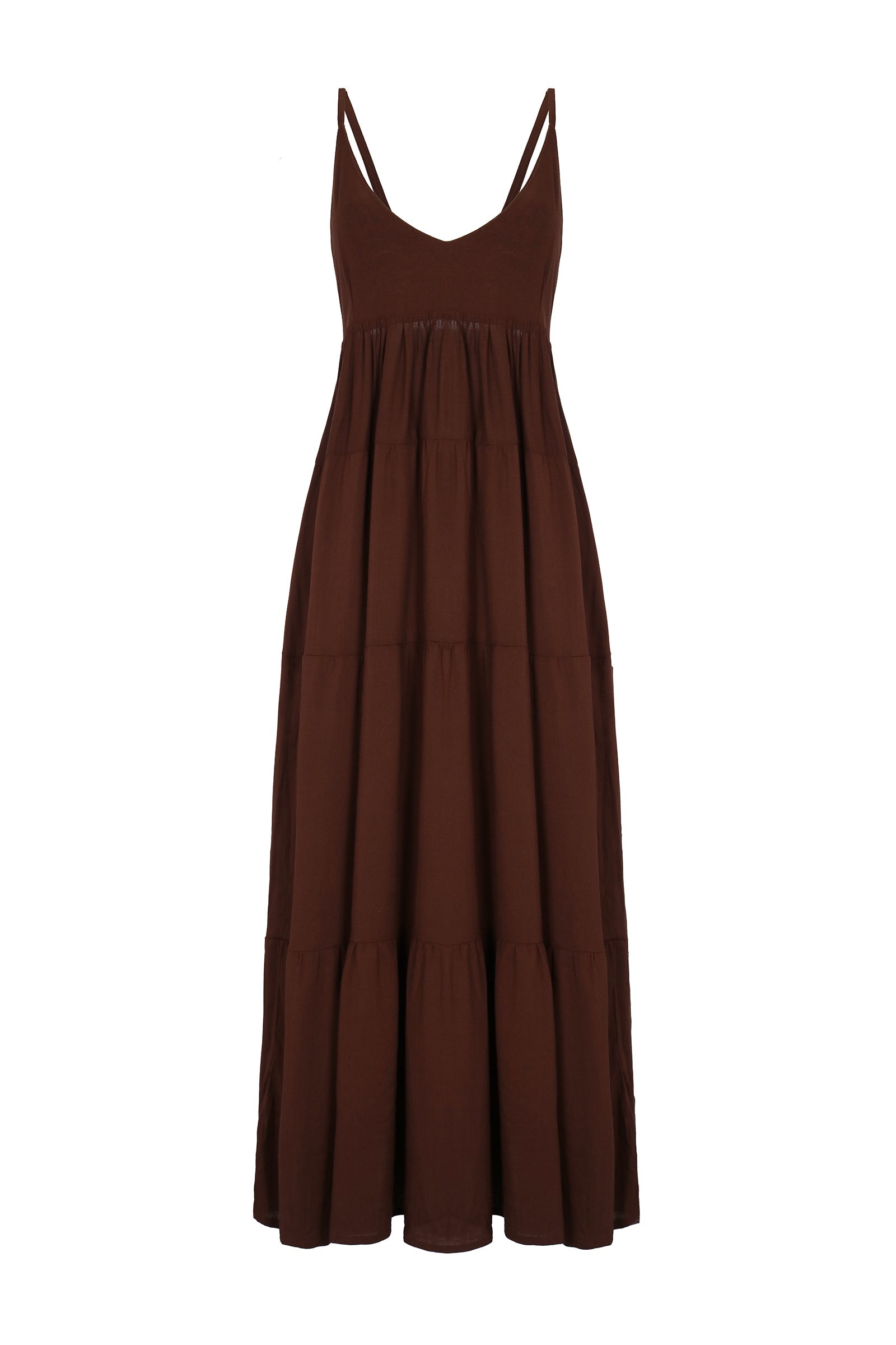 TIEMPOS Dress Marron
