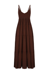 TIEMPOS Dress Marron