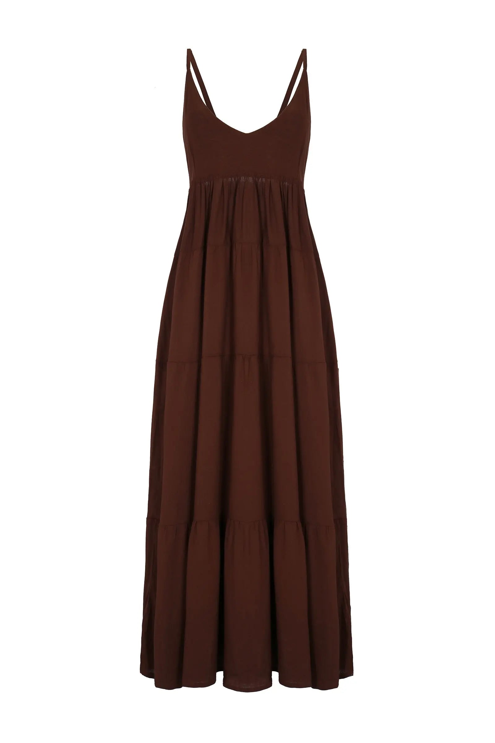 TIEMPOS Dress Marron