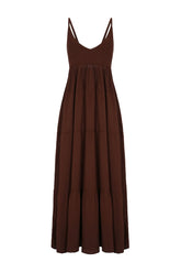 TIEMPOS Dress Marron