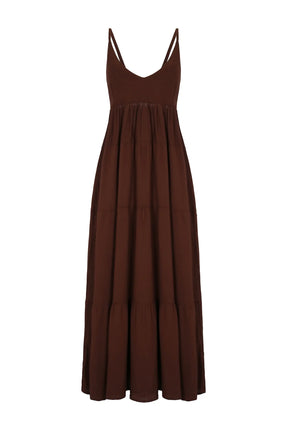 TIEMPOS Dress Marron