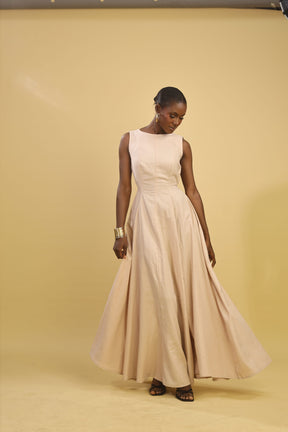 The Shade linen maxi dress