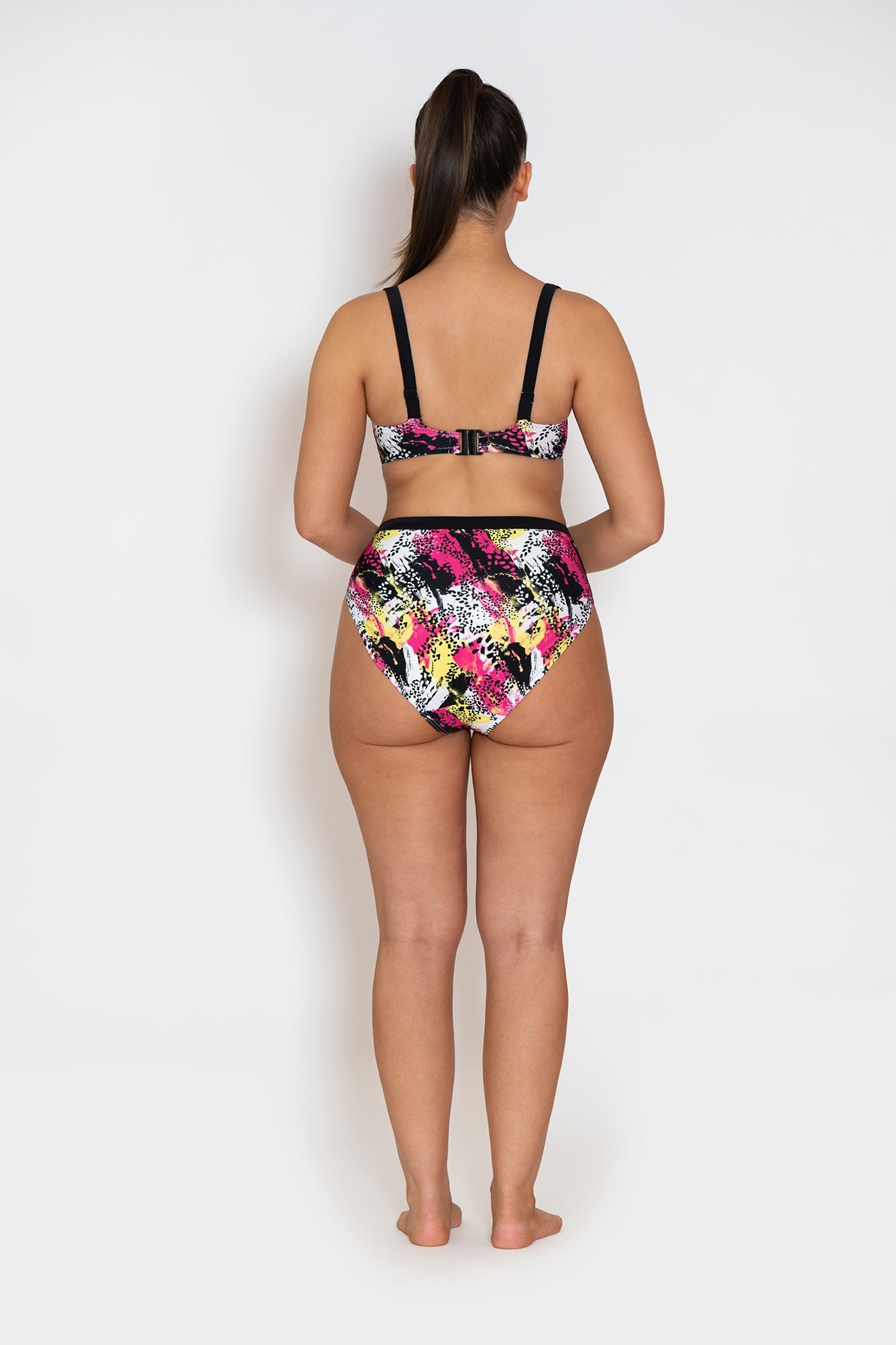 Curvy Kate Sea Leopard High Waist Bikini Brief Print Mix