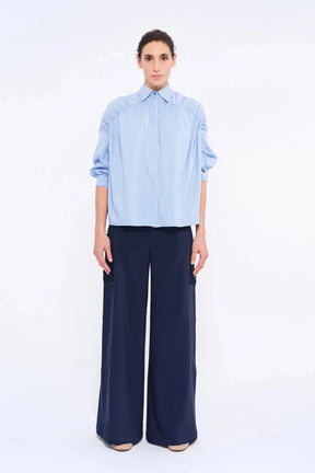 Star Ruched Shoulder Shirt