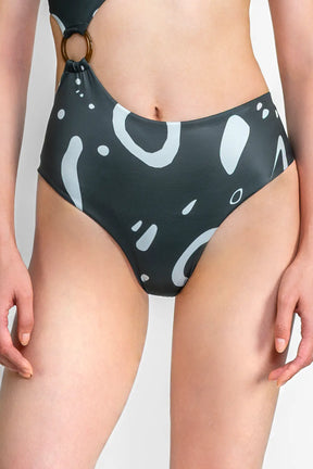 Ray Tide Monokini in Midnight Forest