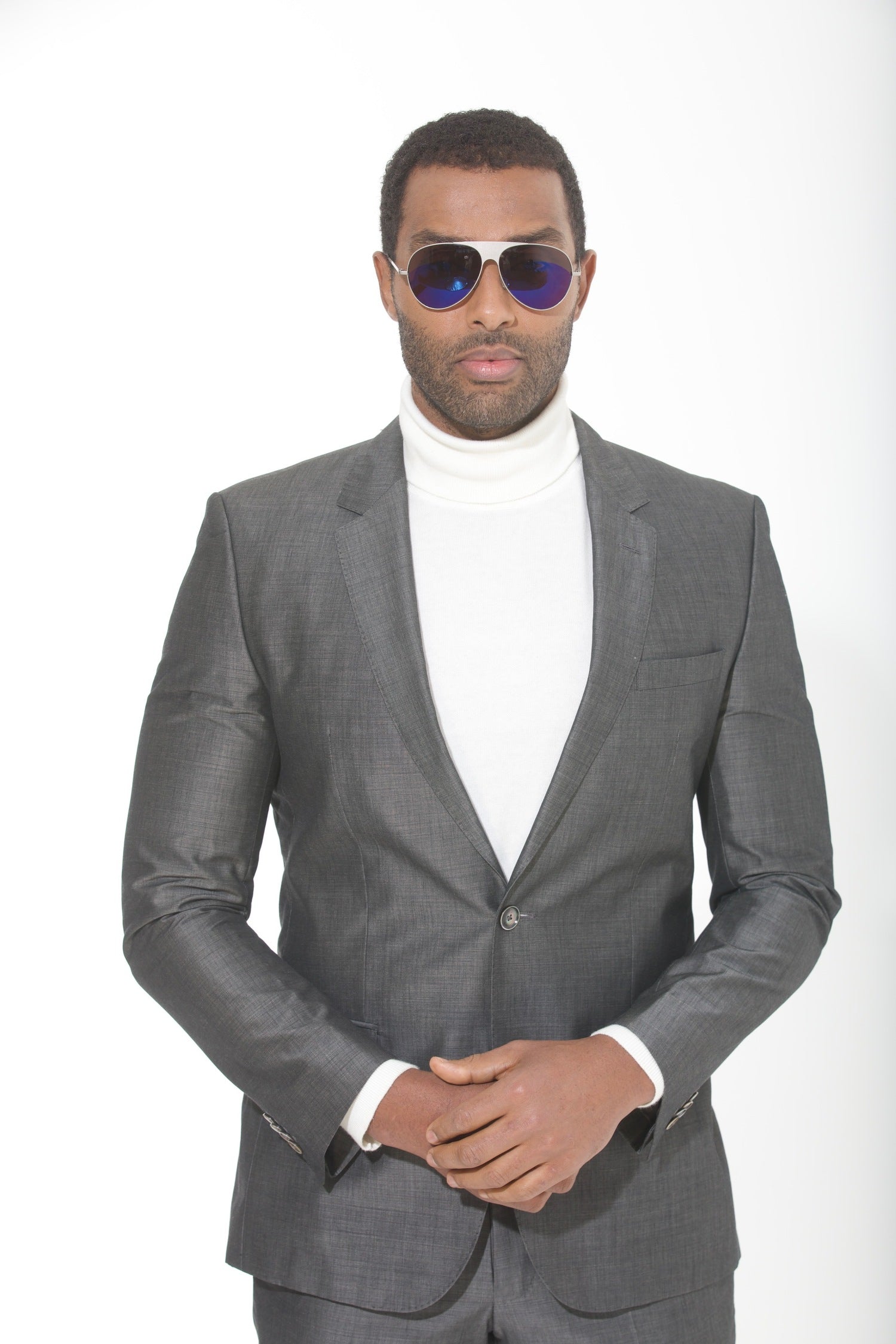 Pearl Polarized Aviator Sunglasses