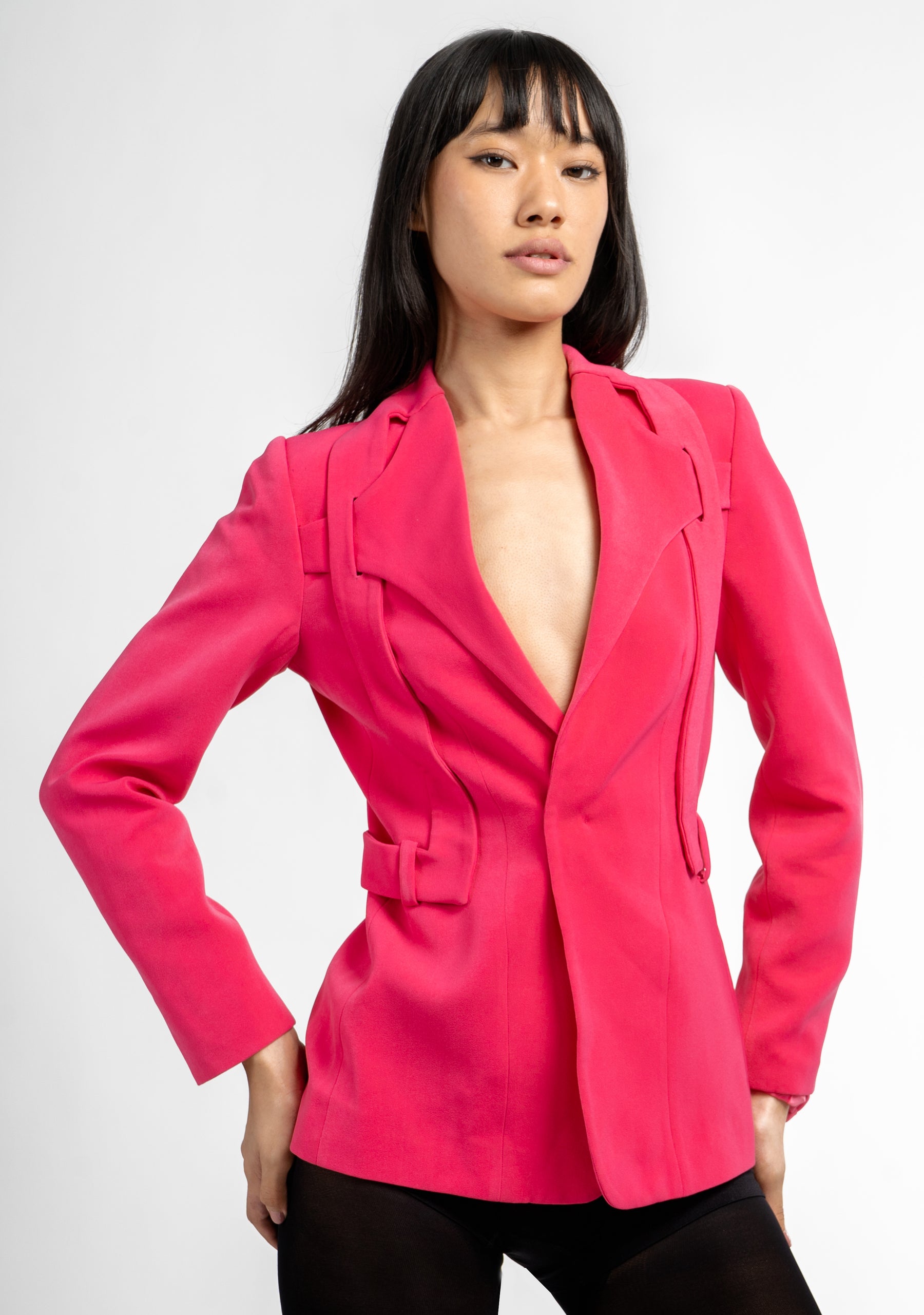 Cut-Out Back Statement Jacket