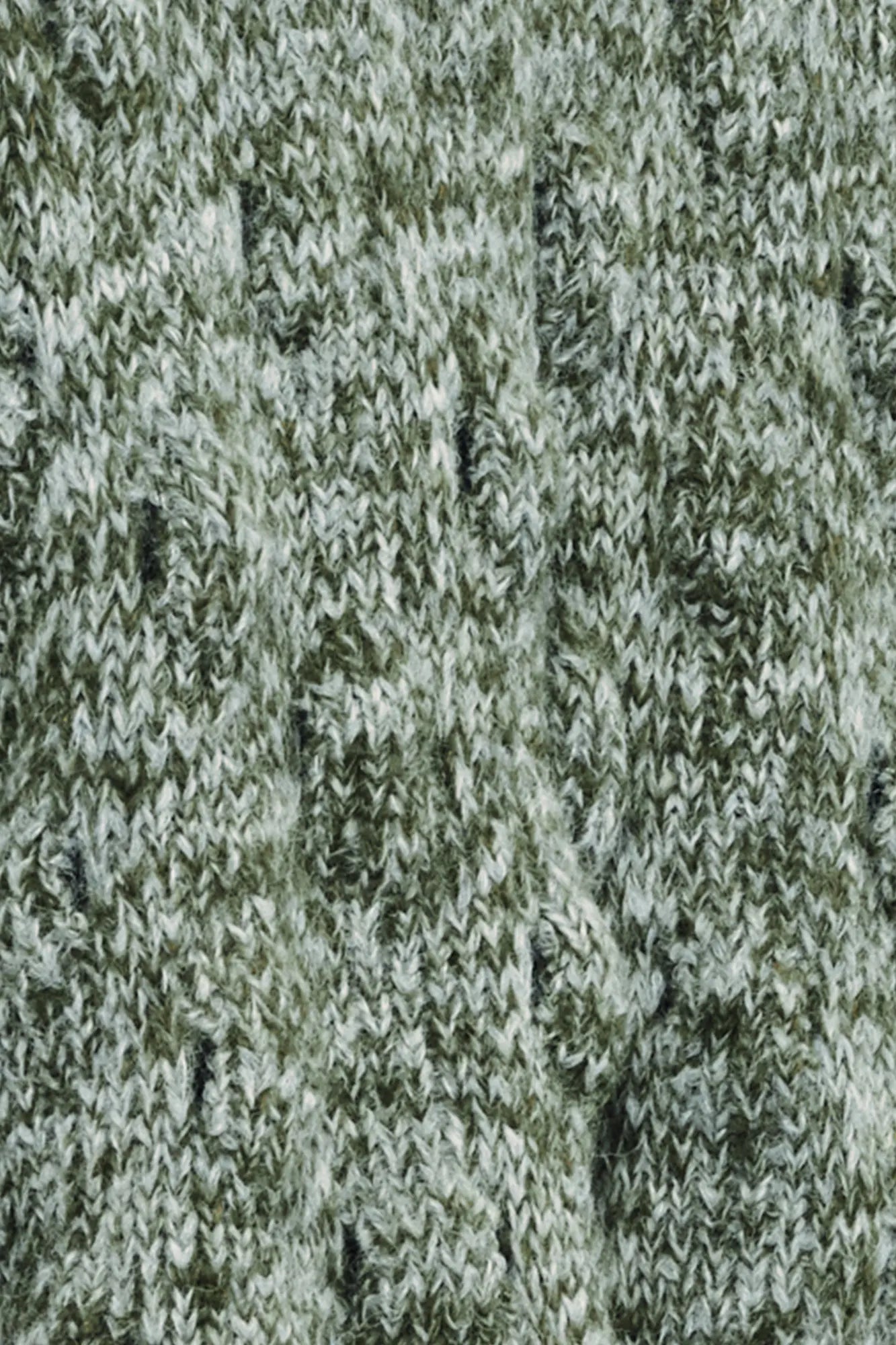 Dayana Alpaca Fringe Poncho | Olive Melange