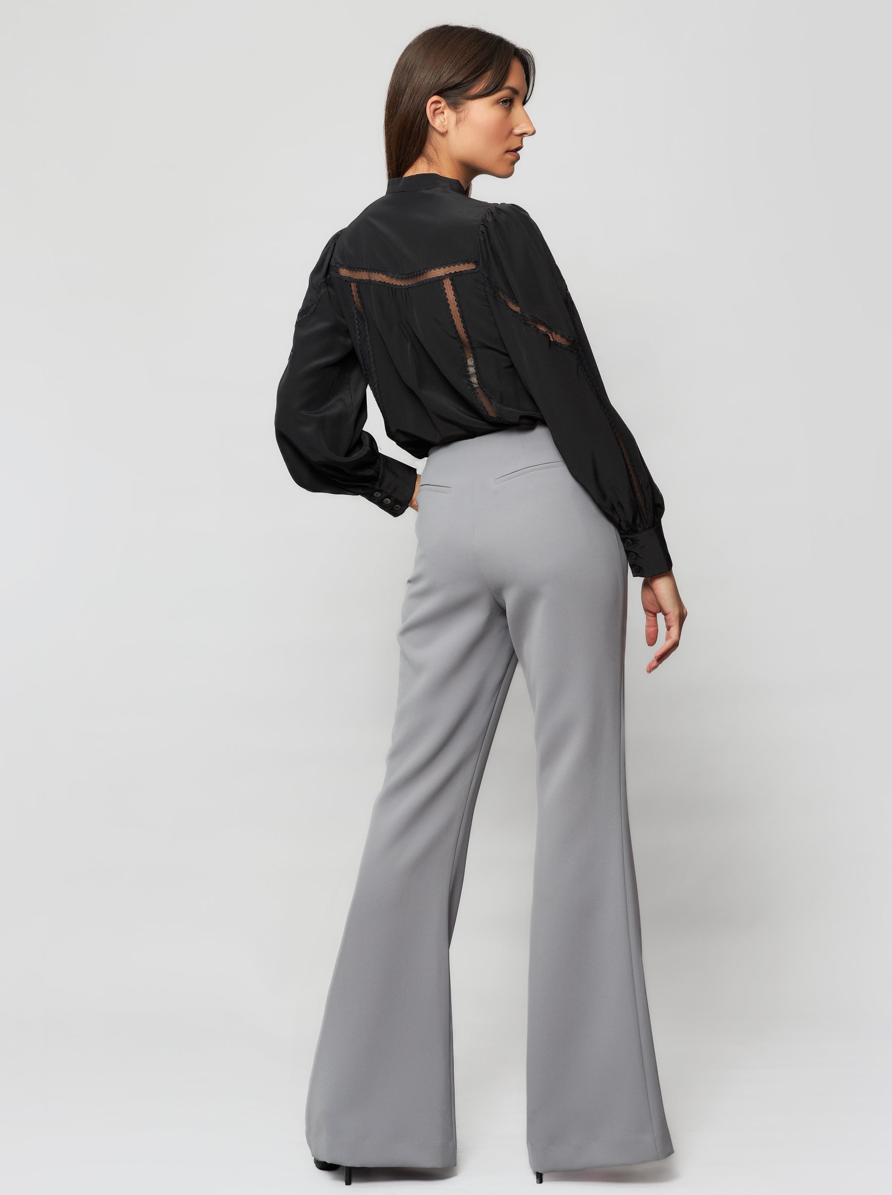 Jessica Flare Crepe Pant
