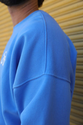 Blue Vintage Fade Crewneck